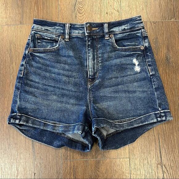 American eagle highest rise mom shorts SZ 0 - Picture 1 of 4